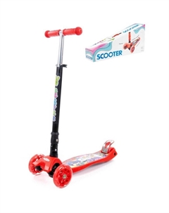 Самокат 0072C-V1 (красный/черный) Полесье