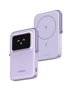 Внешний аккумулятор PB571-35606 5000mAh Magnetic Wireless Power Bank Purple Ugreen