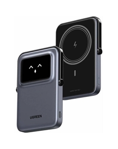 Внешний аккумулятор PB571-35605B 5000mAh Magnetic Wireless Power Bank Gray Ugreen