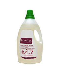 Универсальный гель для стирки смягчающий, апельсин и лемонграсс №7 950 Ecvols