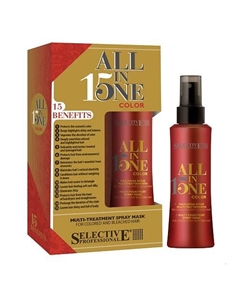 Многофункциональная маска-спрей для окрашенных волос, ALL IN ONE 150 Selective professional