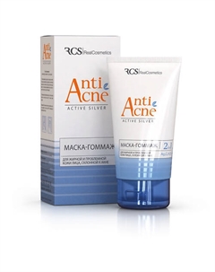 Маска-гоммаж для жирной и проблемной кожи лица, склонной к акне 150 Rcs/realcosmetics