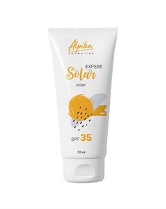Крем солнцезащитный увлажняющий для тела для всех типов кожи Solar Expert SPF 35 50.0 Alpika