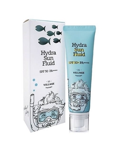 Увлажняющий солнцезащитный крем-флюид Hydra Sun Fluid SPF50+ PA++++ 50 Village 11 factory
