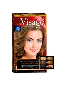 Краска для волос Тёмно-пепельно русый Dark Ash Blond 12 Visage color hair fashion