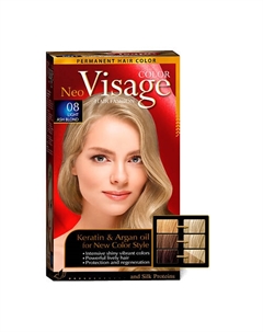 Краска для волос Тёмно-пепельно русый Dark Ash Blond 12 Visage color hair fashion