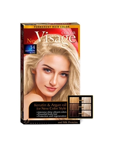 Краска для волос Тёмно-пепельно русый Dark Ash Blond 12 Visage color hair fashion
