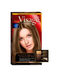 Краска для волос Тёмно-пепельно русый Dark Ash Blond 12 Visage color hair fashion