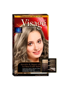 Краска для волос Тёмно-пепельно русый Dark Ash Blond 12 Visage color hair fashion