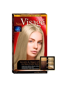 Краска для волос Тёмно-пепельно русый Dark Ash Blond 12 Visage color hair fashion