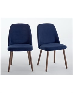 Комплект стульев watford синий 48x82x55 см Laredoute