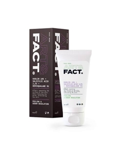 Угольная маска на основе глины для лица с салициловой (BHA-) кислотой и скваланом 50 Art&fact