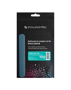 Сменные файлы для пилки прямой Pro Exclusive 22, 100 грит Сталекс