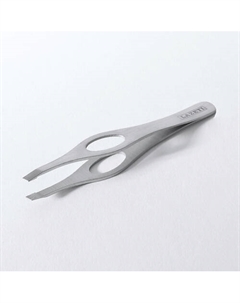 Пинцет для бровей 865, скошенная кромка, 95 мм Lazeti