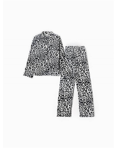 Пижама женская (рубашка, брюки) «Муслин: leopard», размер 48-50 Kaftan