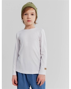 Лонгслив для девочки, белый, рост 122 см Minaku