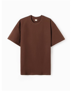 Футболка мужская : Moments, коричневая, р-р 42-44 Minaku