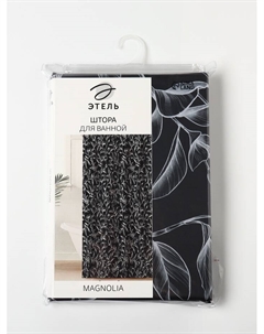 Штора для ванной «» Magnolia, 145×180 см, полиэстер Этель