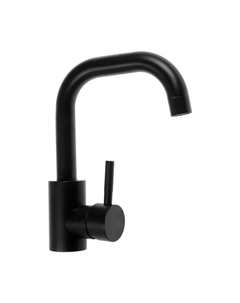 Смеситель для раковины ZEIN Z2508, короткий излив, картридж 40 мм, нержавеющая сталь, черный Zein