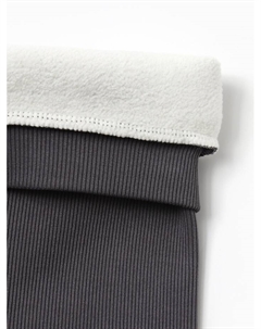 Легинсы для девочки на флисе, серые, рост 134 см Collorista