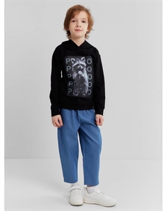 Толстовка детская : Exclusive print, чёрная, рост 128 см Minaku