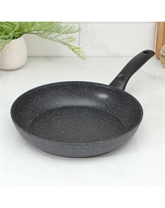 Сковорода «Элит», d=26 см, литой алюминий, антипригарное покрытие, цвет серый Доляна