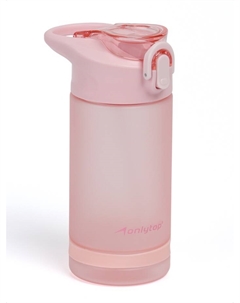 Бутылка для воды, 550 мл, розовая Onlytop