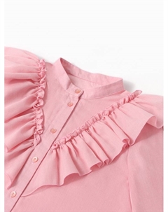 Блузка для девочки, розовая, рост 152 см Minaku