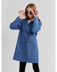 Рубашка для девочки : Jeans collection, голубая, рост 116 см Minaku