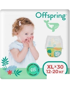 Трусики-подгузники XL 12-20кг Лес (30 шт) Offspring