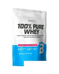 Протеин комплексный 100% Pure Whey (малиновый чизкейк, 1000 г) Biotech usa