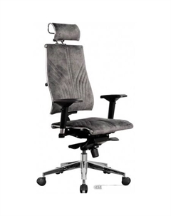 Кресло Yoga 4D Free (велюр Goya, серый) Metta