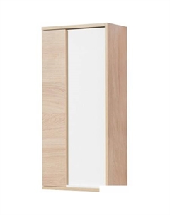 Шкаф-полупенал Бостон 40 1A239903BN010 (белый/дуб эврика) Акватон