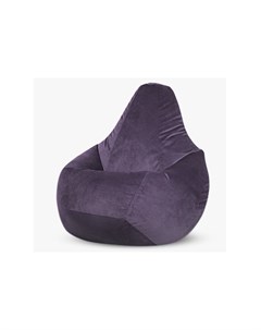 Кресло мешок balu фиолетовый 85x120x85 см Van poof