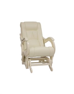 Кресло глайдер белый 68x105x99 см Комфорт