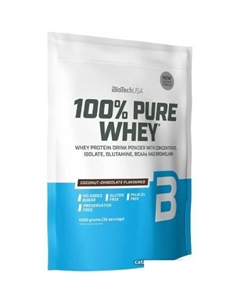 Протеин комплексный 100% Pure Whey (кокос/шоколад, 1000 г) Biotech usa