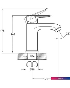 Смеситель GOB1-A134 G.lauf