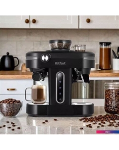 Рожковая кофеварка KT-7375 Kitfort