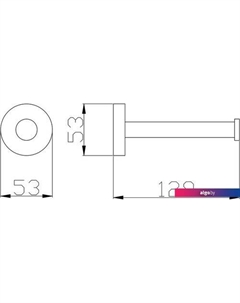 Держатель для туалетной бумаги Колорадо COA0402 (хром) Slezak rav
