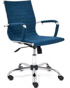 Кресло Urban-Low (флок, синий) Tetchair