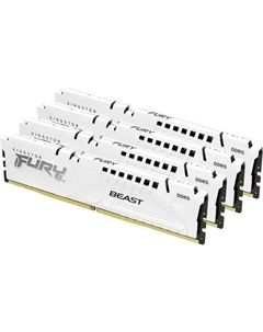 Оперативная память FURY Beast 4x16ГБ DDR5 6000 МГц KF560C40BWK4-64 Kingston