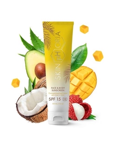 Солнцезащитный крем для лица и тела SPF15 Face & Body Sunscreen 150 Skinphoria