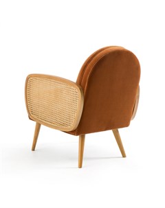Кресло buisseau laredoute коричневый 59x75x82 см Laredoute