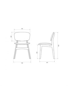 Мягкий стул sid зеленый 52x82x47 см The idea