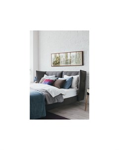 Кровать venture серый 225x115x218 см Icon designe