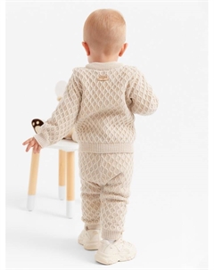 Джемпер детский вязаный, цвет бежевый, рост 68-74 см Minaku