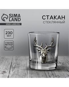 Стакан для виски «Олень», 230 мл Дорого внимание
