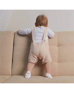 Комбинезон детский вязаный, рост 86-92, бежевый Minaku