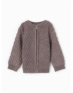 Кофта детская, коричневая, рост 98 см Minaku