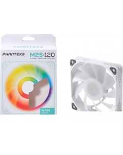 Вентилятор для корпуса M25-120 D-RGB PH-F120M25_DRGB_PWM_WT01 Phanteks